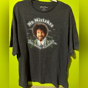Men’s 2XL Bob Ross graphic t shirt